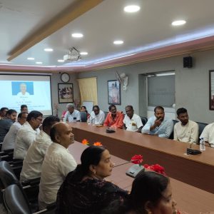 VISIT OF JOINT SECRETARY,PM ADVISORY Govt.of India